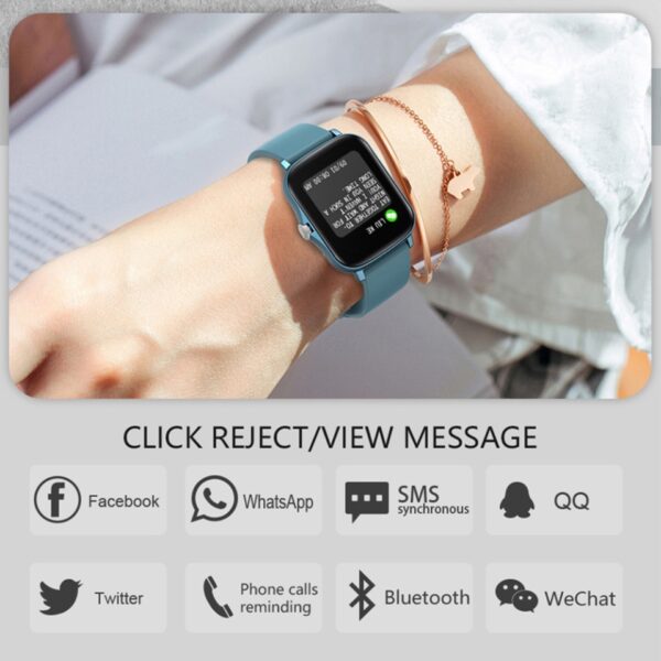 Smartwatch para telefone Xiaomi Full Touch Fitness Tracker - Image 6